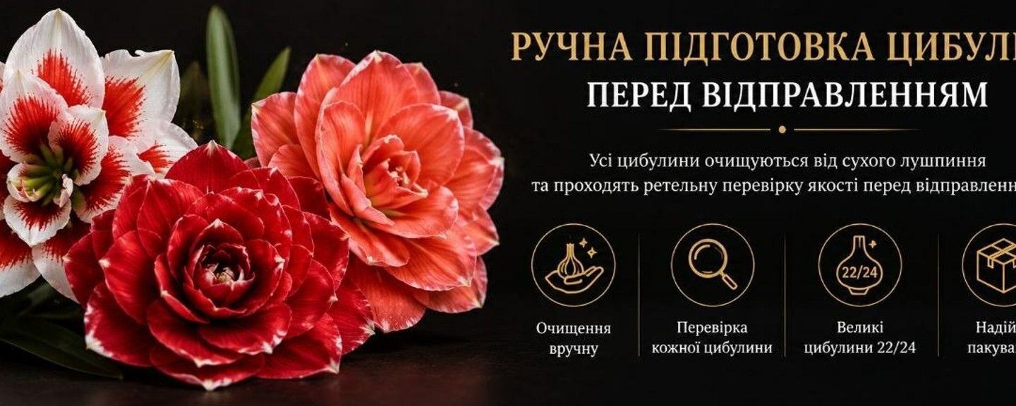 Усі цибулини проходять ручну підготовку перед відправленням
